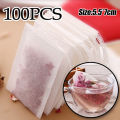 100X Tea Bags Food grade Empty Scented Tea Bags Infuser Seal Filter Paper. 