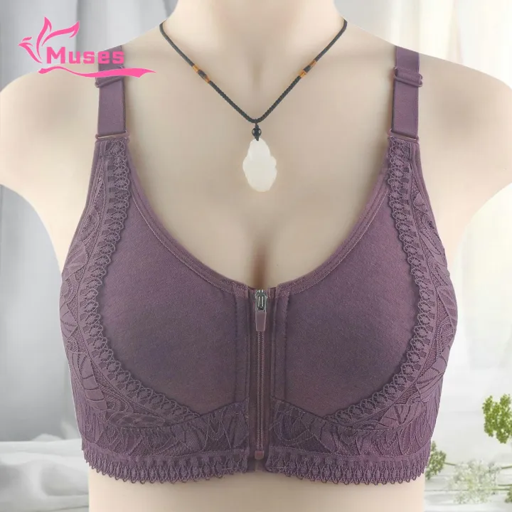 Muses%20Mall%20Women%20Bra%20Comfortable%20Breathable%20Stylish%20Comfortable%20Women's%20Front%20Zipper%20Push-up%20Sports%20Bra%20Non-slip%20Breathable%20Adjustable%20Perfect%20for%20Active%20Southeast%20Asian%20Ladies%20Three-dimensional%20Cup%20Design%20Bra%20-%20Image%207