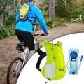 Backpack with 2L Water Bladder for Climbing Motorcycle Biking. 