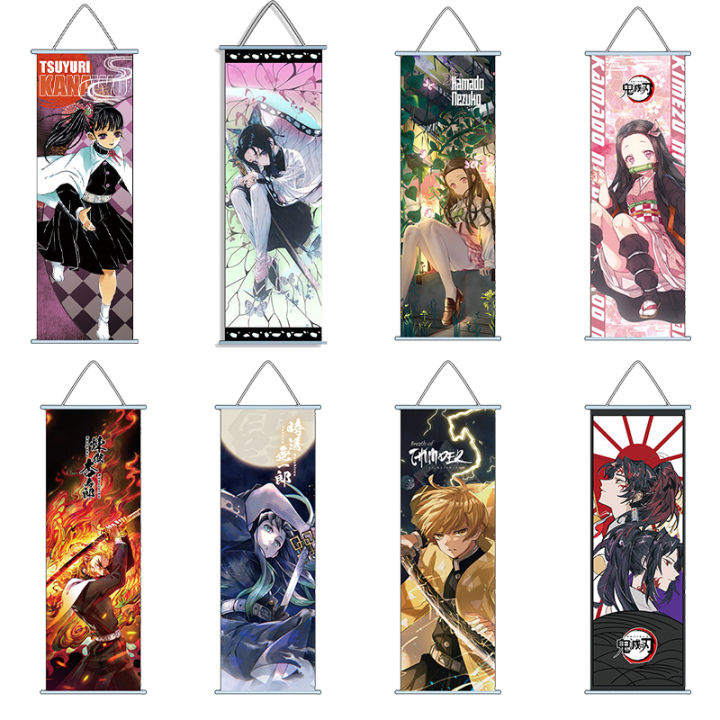 Demon%20Slayer%20Paintings%20Fabric%20Cloth%20Poster%20Wall%20Scroll%20Kimetsu%20No%20Yaiba%20Rengoku%20Kyoujurou%20Hashira%20Agatsuma%20Zenitsu%20ACG%20Fan%20Gift%20-%20Image%202