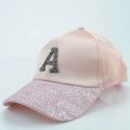Women Baseball Cap Rhinestone Sequin Letter Sun Hat Summer Girls Adjustable Snapback Hip Hop Cap. 