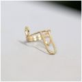 New Reusable Nail Rings Removable Causal Fingertip Nail Rings Gold Color Easy to Use Phalanx Ring Women Girls. 