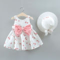 Girl Baby Summer Cherry Dress 1-3 Year Old Baby Strap Dress Girl Summer Dress Trend. 