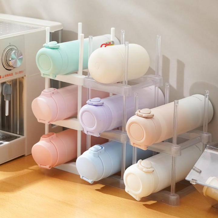 Single Tier Water Bottle Storage Creative Minimalist Compact Storage ...