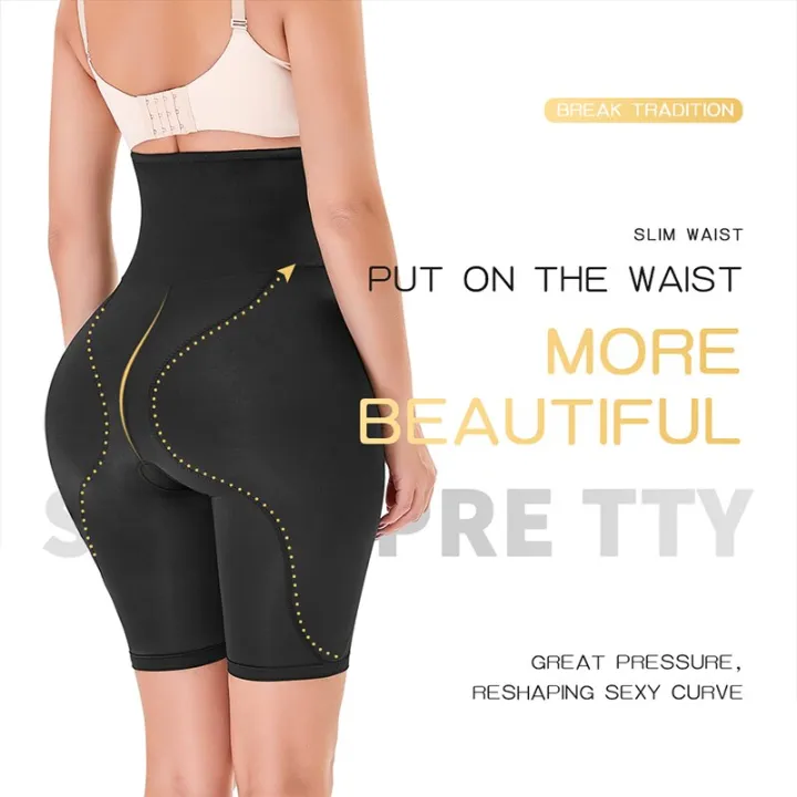Women%20Shapewear%20Padded%20Underwear%20Waist%20Slimmer%20Butt%20Lifter%20Control%20Panties%20Hip%20Enhancer%20Mid%20Thigh%20Shorts%20sexy%20Modeling%20Seamless%20-%20Image%204