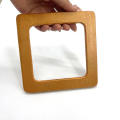 Handmade DIY Handicrafts Luggage Accessories Wooden Handle Handbag Strap Square Handle Round Wooden Handle. 