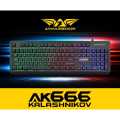 Armaggeddon Kalashnikov AK666 Anti-Ghosting And Spill Proof Backlit Keyboard - 8 Lighting Effect. 