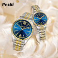 【ZOSR】 Relo Buy 1 Take 1 couple watch for men and women automatic Date  water proof Quartz Watches Fashion Elegant Stainless Steel luminous display gold Casual Ladies wristwatch. 