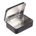 1PC Frosted Household Iron Storage Box Metal Box Tin Plated Container Empty Hinged Lid Small Empty Storage Box CVFHHH. 