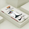 Hontinga for Samsung Note 8 Case Side Design New Anime Naruto for Boys Back Cover Soft Square Edge Pattern Liquid Silicone Trend Phone Cases. 