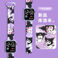 【Hengli jewelry story】Purple Electronic Watch Cartoon Fashion Children led Personalized Watch. 