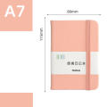A7 Small Notebook Portable Pocket Book Student Thick Notebook Mini Minimalist Portable Book. 