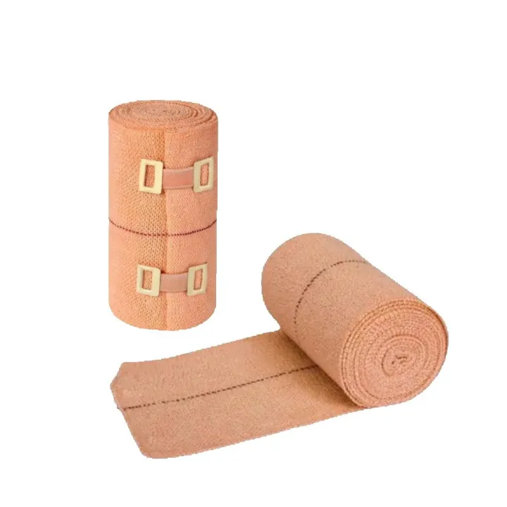 High Elastic Bandage 3x5y - Brown, Wound Dressing Outdoor Sports Sprain Treatment Bandage For First Aid Kits Accessories