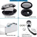 Handheld 40x 25mm LED Luminous Foldable Magnifier Portable Jewelry Magnifying Loupe Glass Lens With Led UV Light. 