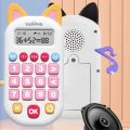Small Easy to Operate Long Standby Mathematics Early Education Oral Calculator Machine Kids Calculator for Gift. 