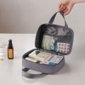 Durable Waterproof First Aid Kit With Compartments Lightweight Medicine Organizer Multi-Purpose Emergency Medical Bag Home. 