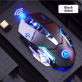 VAORLO 2.4G Wireless Gaming Mouse 1600 DPI LED Rechargeable Adjustable Gamer Silent mouse Mute Gamer Mouse Game Mice For PC Laptop. 