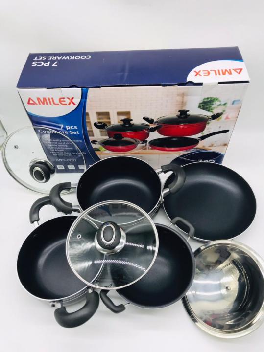 Amilex%207%20Pcs%20Non%20Stick%20Cookware%20Set%20-%207Pcs%20Large%20-%20Image%203