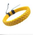 Punk Braided Leather Bracelet Black Adjustable Bangle Cuff Rope For Fashion Jewelry. 