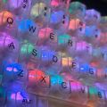 Fully Transparent Keyboard RGB Backlit Mechanical Keyboard. 