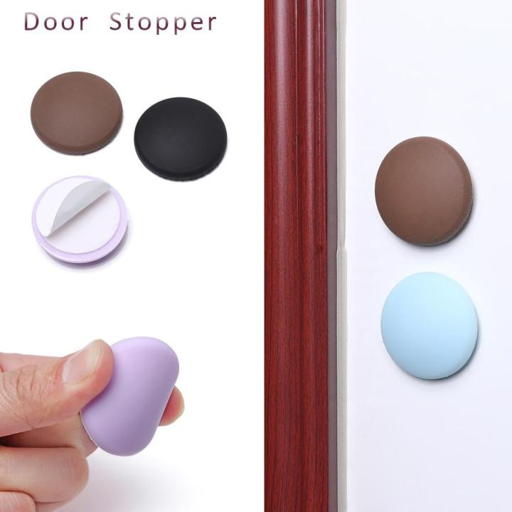 Sticker Stopper Rubber Doorknob Anti-slip Sticker Bumper Wall Protector Door Handle ...