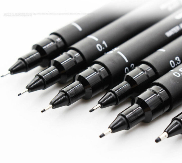 RHS%20Online%206PCS%20UNI%20Drawing%20Pen%20Ultra%20Fine%20Line%20Marker%20Black%20Ink%20005%2001%2002%2003%2005%2008%20Micron%20Sketch%20Pen%20Art%20Supplies%20-%20Image%203