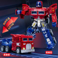 Truck Police Multi-Functional Deformable Car Inertial Car Robot Model Engineering Car Toys Boy Gift. 