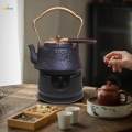 Cast Iron Teapot Warmer Stable Portable Tea Pot Holder for Tea Heating Milk. 