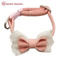 Bow-knot Collar Japanese Style Decorative Pet Collar with Safety Buckle. 