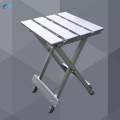 Folding Stool Aluminum Alloy Camp Stool Lightweight Camping Stool Collapsible Stool for Park. 