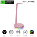Razer Base Station V2 Chroma Headset Stand Chroma RGB Headset Holder with 2 USB3.1 Ports Support 7.1 Surround Sound. 