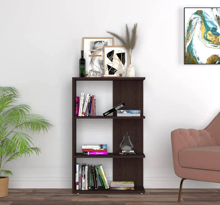 VTEC%20Home%20Floor%20Standing%20Bookcase%20/%203%20Tier%20Bookshelf%20%20/%20Storage%20Cabinet%20for%20Living%20Room,%20Bedroom,%20Office%20-%20BS400%20-%20Image%202