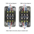 Press Push Button Power Switch Three Phases Motor Power Control Start Switch BS 216B. 