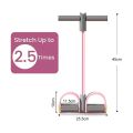 Multi-Function Tension Rope Band & Pedal Puller Resistance Band, 6-Tube Elastic Yoga Pedal Puller Resistance Band, for Abdomen/Waist/Arm/Leg Stretching Slimming Training, Multifunction Tension Rope Elastic Yoga Pedal Puller. 