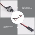 20.5" Long Power Button Switch Cable for PC Switches Reset Computer. 