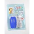 CAMERA Manual Baby Nasal Aspirator with 3 size tips- Baby Nose cleaner with Nasal Bulb. 