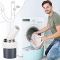 Secure Installation Drain Hose PVC Drain Adapter Washing Machine Drain Adapter Diameter 40MM Secure Hose Connection. 