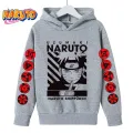2023 New Naruto Hoodie for Kids Clothes Boys Hoodies Autumn Kids Clothes Kakashi Japanese Anime Boys Sasuke Costume. 
