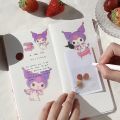 Kawaii Anime Sanrio Transparent Sticker Cartoon Cute Cinnamoroll Kuromi Melody Sticker Goo Card Stationery Handbook DIY Decals Waterproof PVC Self-Adhesive Stickers. 