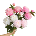 Tabel Peony Flower 3 Heads Home Decor Flower Beautiful 72cm Long for Tabel Decoration Event Decoration Centerpiece. 