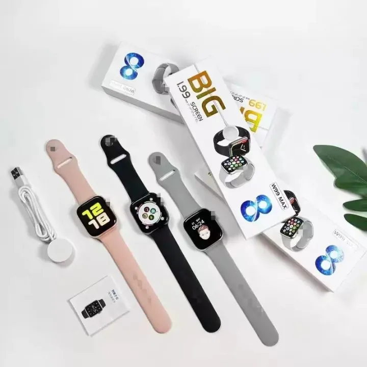 W99 max smart watch series 8 2023 model supports android & IOS calls enabled