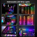 Ws2812b Rgb Led Strip 5v 3 Pin Addressable Led Headers Pc For Aura Sync / Mystic Sync / Rgb Fusion 2.0. 