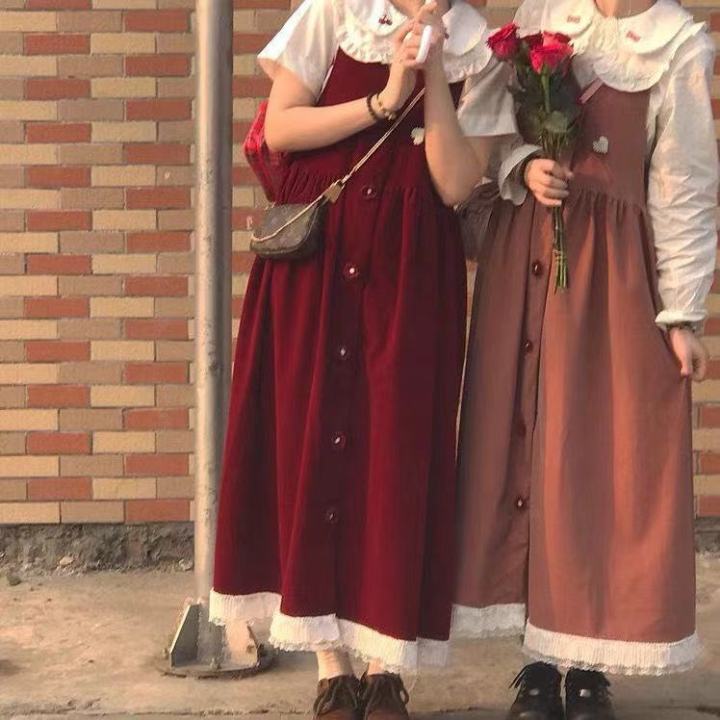 Spring%20and%20Summer%20Clothes%20for%20Women%202024%20New%20Skirt%20Women's%20Loose%20Korean%20Style%20Student%20Hot%20Girl%20Top%20Gentle%20Style%20Wear%20a%20Whole%20Set%20-%20Image%205