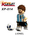 Building Block Toys World Cup Soccer Captain Plastic Assembled Building Blocks Minifigures Toy. 