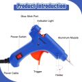 20W Hot Melt Glue Gun with Free 12pcs glue sticks With 6 Month Warranty. 