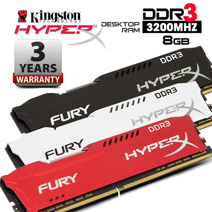 HyperX%20Fury%20DDR3%208GB%20RAM%201600MHz%20-%20Image%202