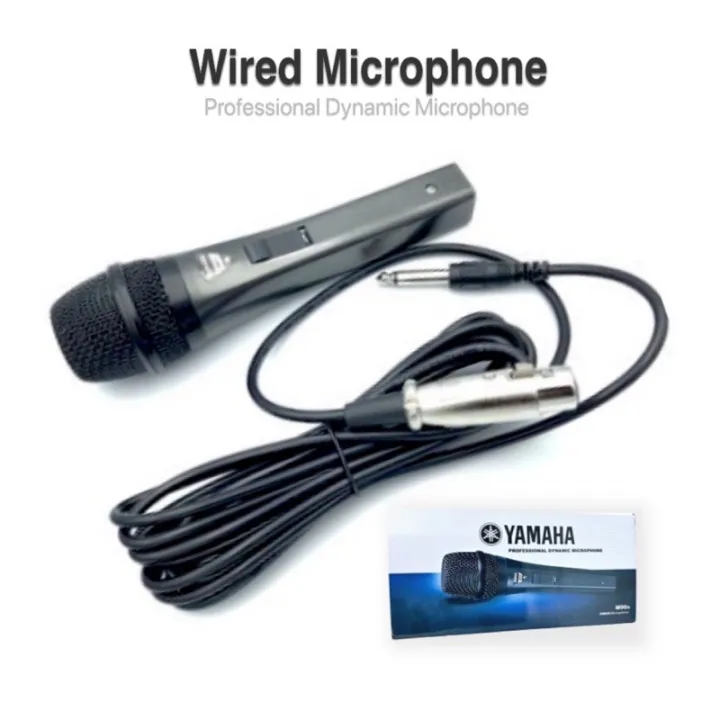 Yamaha%20Wired%20Dynamic%20Karaoke%20Microphone%20-%203M%20XLR%20Cable,%20Metal%20Build%20for%20Stage,%20Speech%20&%20Party%20Use%20-%20Image%204