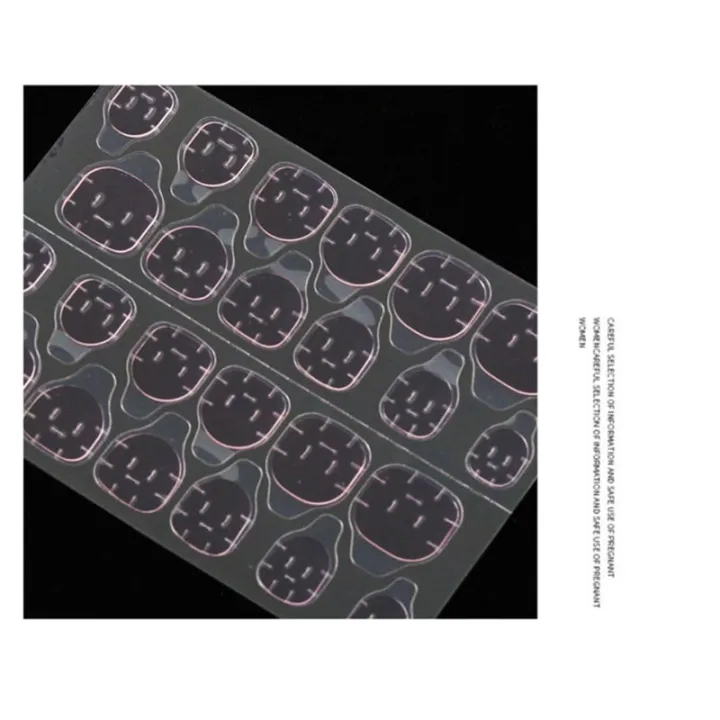 240Pcs%20Transparent%20Fake%20Nails%20Pink%20Jelly%20Double%20Sided%20Adhesive%20Ultra-Thin%20Tape%20Queena%20-%20Image%204