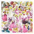 10/50pcs Princess Peach Stickers Cartoon Funny Decals for Laptop Luggage Guitar Skateboard Phon Case for Kids Toys. 
