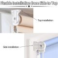 Roller Blind Fittings Kit, Roller Blinds Brackets with Beaded Chain, Curtain Roller Accessories for Windows Replacement. 